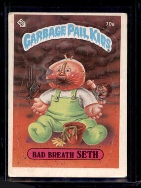 Garbage Pail Kids - Bad Breath Seth Trading Card